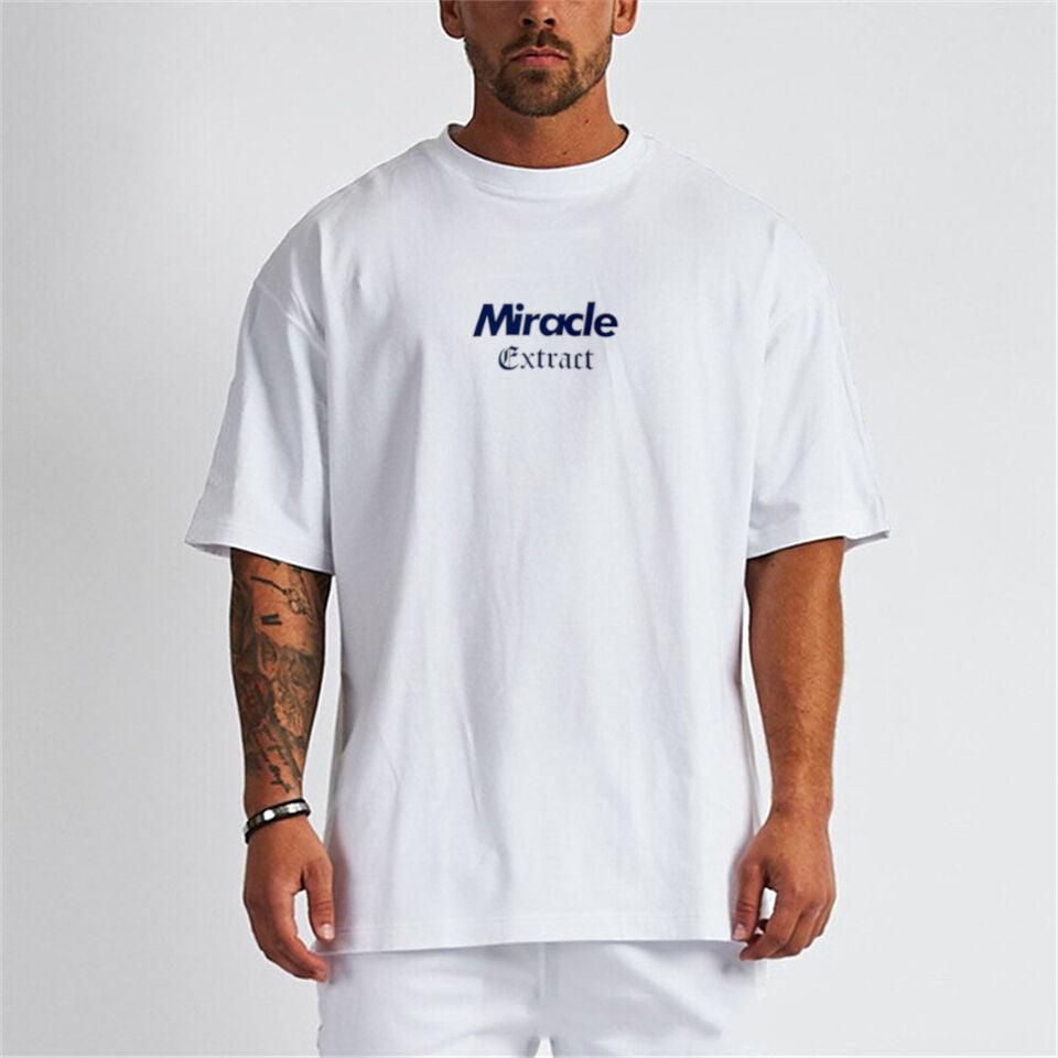 Pure Extract Unisex Oversized Tee In White - Miracle of the Desert